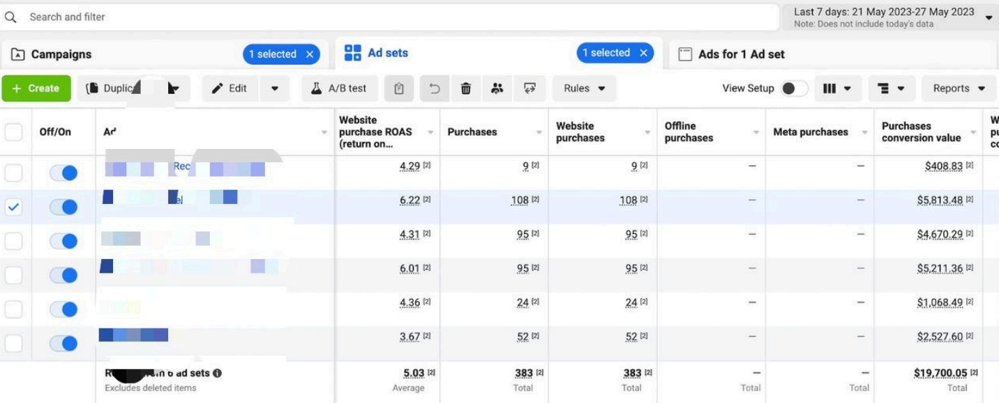 Ecom meta ads project